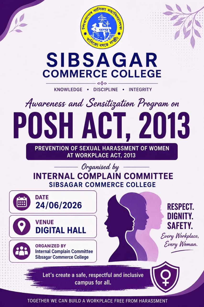 An Awareness and Sensitization Programme on the Sexual Harassment of Women at Workplace